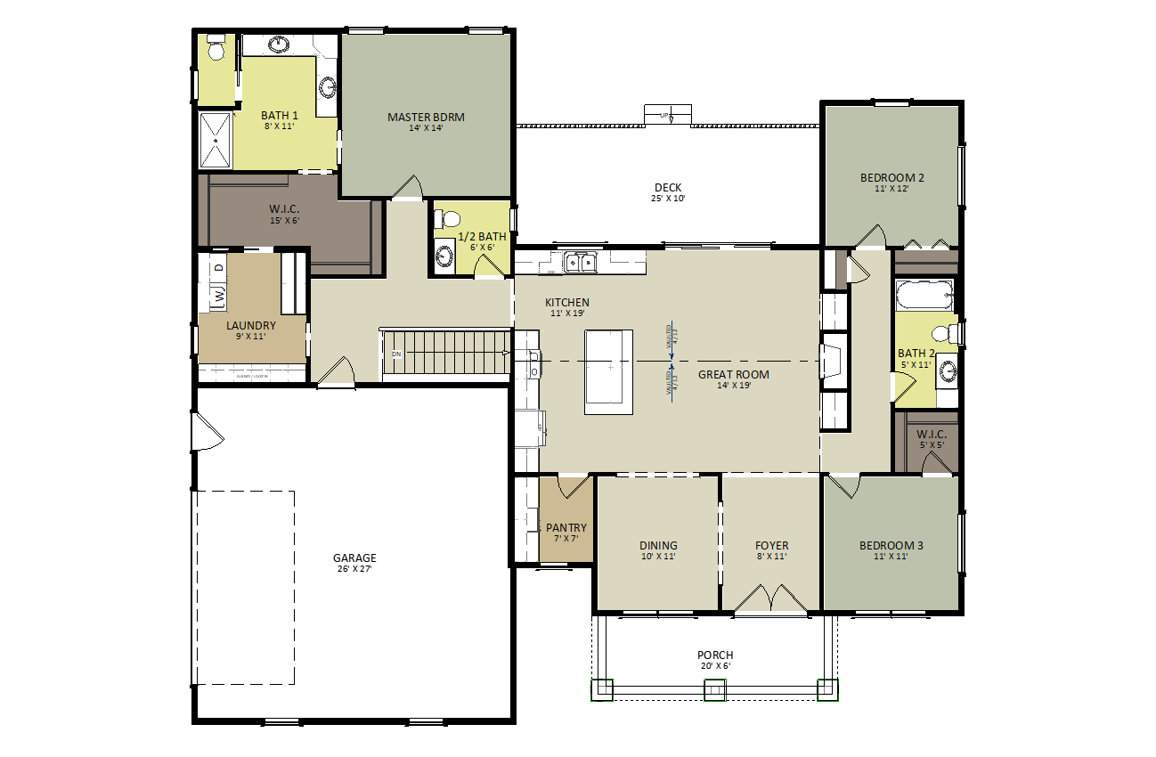 Ruby First Floor Floor Plan